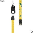 thumbnail image 1 of Universal 3 in1 Multi USB Multi-function Data Cable Lanyard Cable For Android Type-C Triple Q8I2, 1 of 9