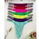 thumbnail image 3 of Bragas Sexy Sin Costuras Para Mujeres Letras De Lujo Diamantes No . 1 Ropa Interior De Imitación Tangas Diseño De Marca Confort Satén Íntima.toppangjing, 3 of 4