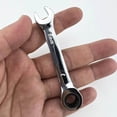 thumbnail image 2 of Mini Clé à Cliquet, Outil Multifonctionnel, Taille Compacte, Construction Légère, pour Mécaniciens, Réparation Automobile, Ajustements, Petits Travaux, Acier Inoxydable, pour Atelier Voyage, Ihhxbz / A, 2 of 7