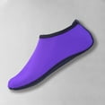thumbnail image 2 of Fesfesfes Children's Summer Diving Socks Non-Slip Swimming Socks for Beach and Snorkeling and Water Sports Lightweight Quick-Dry Barefoot Shoes for Boys and Girls(Purple#1,3 Years), 2 of 3