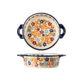 thumbnail image 1 of Handle Plate Ceramic Oven Plate Vintage Tableware Household Salad Plate That High Temperature Resistant Baking Dish, 1 of 3