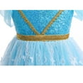 thumbnail image 4 of Girls Jasmine Princess Costumes Dress Up for Halloween Cosplay Party, 4 of 6