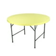 thumbnail image 4 of Round Fitted Tablecloth 47.24 Inch Stretch Polyester Table Cover Washable Elastic Table Topper for Indoor Outdoor Dining Picnic Patio Party Decor, 4 of 6