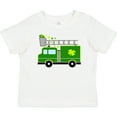 thumbnail image 3 of Inktastic St. Patricks Day Fire Truck in Green with Shamrocks Boys or Girls Baby T-Shirt, 3 of 5