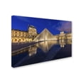 thumbnail image 2 of Trademark Fine Art "Golden Hour in the Louvre" Canvas Art by Mathieu Rivrin, 2 of 3