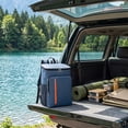 thumbnail image 5 of Cooler Backpack, Large Capacity Insulated Lunch Bag with Bottle Holders, Portable Food Storage Backpack for Daily Travel Office Car Picnic Camping and Outdoor Activities, 5 of 7