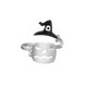 thumbnail image 1 of Lindo Halloween Fantasma Bruja Escoba Estilo Anillo de dedo Fiesta Cosplay Accesorios Sombrero de bruja de plata Cómodo y ambientalmente delicado (1pcs, kaili Sencillez, 1 of 5