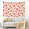 thumbnail image 3 of Easygdp Strawberries Tapestry Wall Hanging, Wall Tapestries for Bedroom Aesthetic Living Room Office Decor 60x40in, 3 of 8