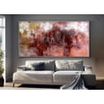 Abstract Wall Art Painting “Ashes of a Rose” Handmade Canvas Home Decor ...