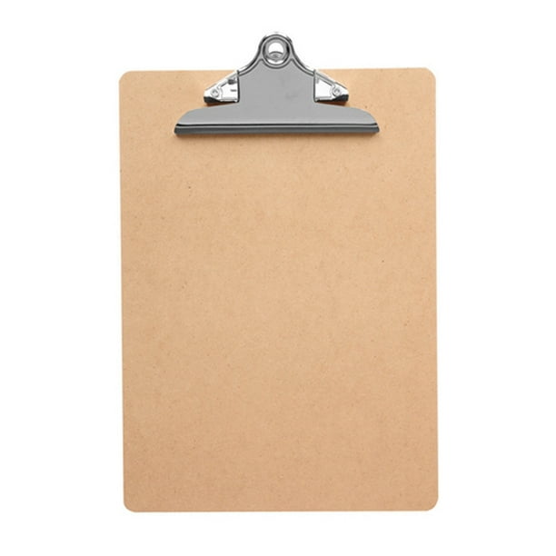 Portapapeles, Portapapeles de tamaño carta estándar, Portapapeles, Portapapeles de papel, Portapapeles con clip de metal, Portapapeles de madera, Portapapeles de cartón duro, Portapapeles a grane