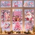 thumbnail image 6 of Double-Sided Christmas Window Clings Stickers 9 Sheets Christmas Decorations Window Clings With Santa Snowman Penguins Reindeers Snowflake, For Holiday, 6 of 6