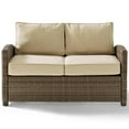 thumbnail image 3 of Afuera Living Causeuse Moderne d'Extérieur en Osier pour Patio, Brun et Sable, 3 of 9