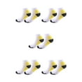 thumbnail image 1 of kurtrusly 1/2/3/5 2 Pcs/ensemble Chaussettes de Compression pour Femmes Performance et Réduction de la Fatigue Soulage Jaune G/TG 5 Pcs, 1 of 6