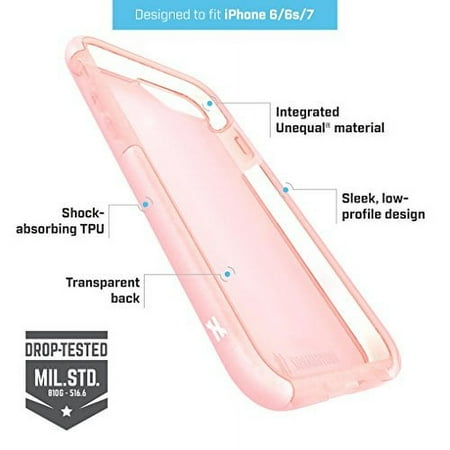 BodyGuardz iPhone 7 Ace Pro TPU Case, Pink