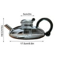 thumbnail image 3 of Gnmfd Heated Teapot Set High Borosilicate Glass Pot with 2 Cups, Tea Coffee Infuser Kettle for Brewing Hot Beverages, Elegant Transparent Glass Teapot Set for Home Office Gatherings, 3 of 6