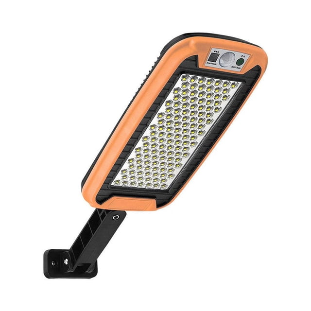 Cateissary Accesorio de luz Solar con Control remoto para el hogar, exterior, jardín, patio, lámparas de detección corporal, lámpara de calle, Iluminación y accesorios