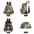thumbnail image 4 of FORMRS Mini Backpack Purse for Women Quilted Travel Daypack Casual Shoulder Bag, Floral Garden, 4 of 7