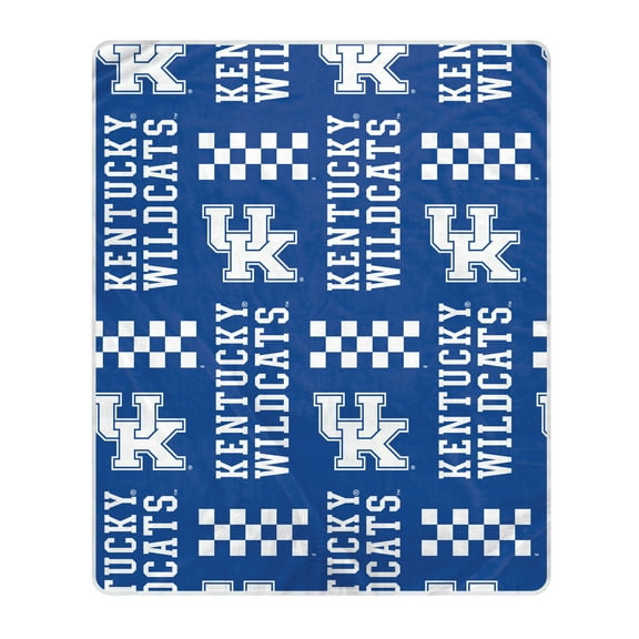 Pegasus Kentucky Wildcats 50" x 60" Homefield Stacked Logos Ultra Soft Blanket