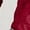 Red, variant on Women's Plus Size Mesh Top Lace Sheer Blouse Transparent Shirt Long Sleeve Floral Pattern Stand Up Collar Lightweight Red M