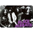 thumbnail image 1 of Placa Metal Vintage Banda Sabbath Pintura Hierro Rectangular 40x30cm, 1 of 9