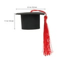 thumbnail image 2 of Raindrops 12pcs Graduation Party Centerpieces Paper Red Grad Decorations for Festive Atmosphere, 2 of 8