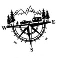 thumbnail image 3 of Zorion Car Sticker Decal Accessories Stylish Funny Decoration for Bus Truck RV Black, 3 of 9
