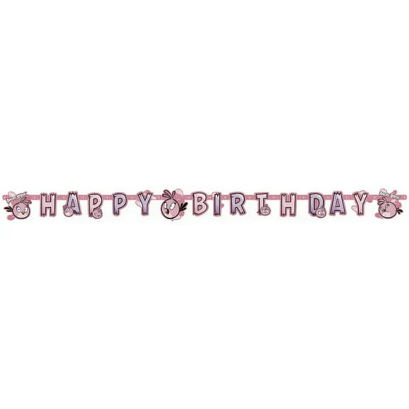 Angry Birds Happy Birthday Banner