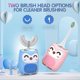 thumbnail image 3 of Ultrasonic Automatic Toothbrush Kids With 6 Modes, Ipx7 Waterproof, U Shaped, Light Pink, 3 of 5
