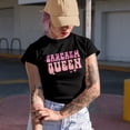 thumbnail image 2 of Sarcasm Queen, Pink Text Girl Quote, Sarcastic Girls Merch Gift, Military Green T-Shirt, 3XL, 2 of 5
