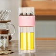thumbnail image 4 of Qnjujn Double-Wall Glass Tea Infuser with Strainer, Leakproof Portable Iced Tea Maker Bottle, Heat-Resistant Brewing Cup for Loose Leaf Tea Office Travel, 4 of 4