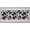 White, variant on Black & White Cow Spots Terrycloth Bathmat (Gray)