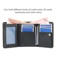 thumbnail image 3 of Cartera De Lona Triple Con Múltiples Ranuras Para Tarjetas Y Compartimentos Para Billetes, Cartera Moderna De 3 Pliegues Para Hombre Para El Hogar Y Los Viajes, 3 of 7
