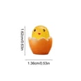 thumbnail image 3 of Sruoe Mini Glowing Easter Chick Figurines, Luminous Chick Statues for Easter Egg Stuffers, Easter Basket Stuffers, Garden Ornaments, Kids' Easter Gifts and Party Decorations, 3 of 6