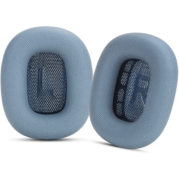 Replacement Ear Cushions for Airpods Max Magnetic Connection - Premium Protein Leather (Blue)