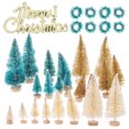 thumbnail image 2 of Gymnture christmas Mini Pine Tree Set with Wreath & Merry Christmas Sign, 2 of 11