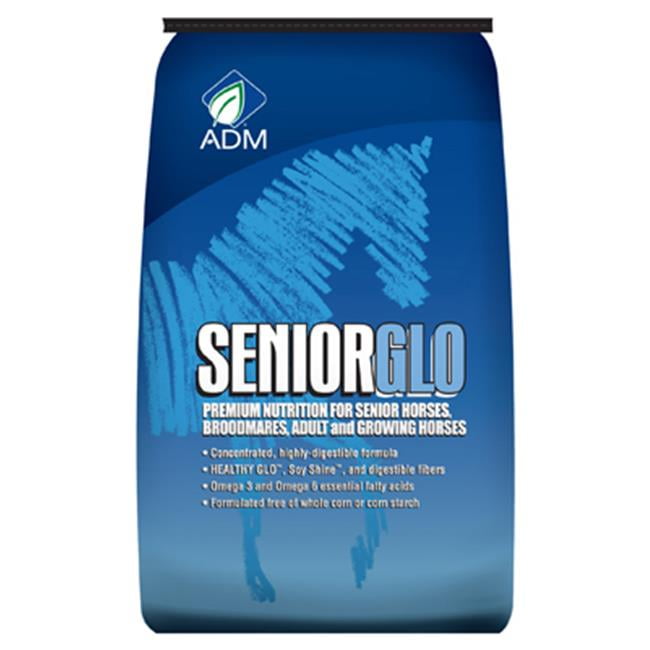 ADM Alliance Nutrition 10130AB 50 lbs. SeniorGlo Horse Feed Pellets