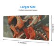 thumbnail image 3 of Pofeuu Gigantic Skull In Clouds Print Desk Mat for Keyboard and Mouse，Computer Desk Matt for Desktop，Large Mouse Pad for Desk，Desk Pads on Top of Desks 12x31.5in, 3 of 8
