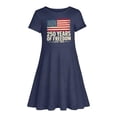 thumbnail image 2 of ibiyuan 4th of July Dresses for Girls USA Patriotic Dress American Flag A Line Dress Independence Day Outfit, 2 of 3