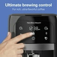 thumbnail image 6 of Hamilton Beach One Press 14-Cup Programmable Drip Coffee Maker Machine with Glass Coffee Pot, Black, 6 of 9