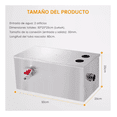 thumbnail image 2 of Trampa de Grasa Acero Inoxidable Para Restaurante  50x25x25 cm 8L, 2 of 5