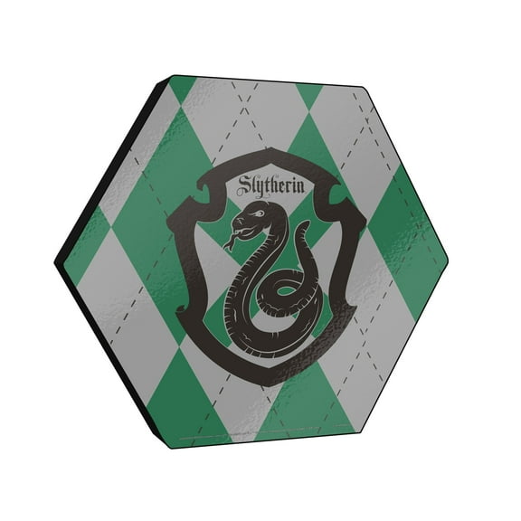 Harry Potter (Slytherin Plaid) KNEXAGON® Wood Print