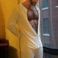 thumbnail image 5 of Pyjama de Nuit une Pièce Long Johns pour Homme, 5 of 5