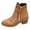 Brown, variant on Women's Cowboy Ankle Boots Cowgirl Western Embroidered Pattern Side Zipper Chunky Heels for Country Music Concerts Daily Wear Brown Size 5.5