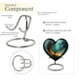 thumbnail image 4 of Enchanted Forest Monarch Heart Shaped Urns For Human Adult Male - Urn For Adult Female Ashes - Mom Urns For Human Ashes - Funeral Urns For Adult Ashes Women - Urns For Adult Ashes Men 3 Inches, 4 Pcs, 4 of 5