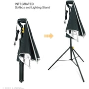 LINCO LED Softbox Lighting Kit 20x28 85W 5500K Photography Studio Lighting with Carrying Bag AM289