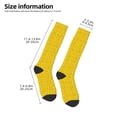 thumbnail image 2 of Gaeub Red Hot Chilly Printed Design Socks Stretchy High Tube Socks for Men Women Teens , Softball Soccer Socks for Hiking, Sport, 2 of 6