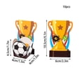 thumbnail image 3 of Diceymbol 10Pcs Soccer Party Favors Treat Boxes Birthday Party Decorations Boxes Soccer Fan Gifts 4In Square Candy Boxes for Game Day Party Treat Use, 3 of 7
