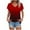 Red 1, variant on hotojiny Women's Summer T Shirts Casual Short Sleeve V Neck Loose Tops Lounge Soft Comfy Fashion Basic Shirts