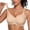 Beige, variant on QASIEATN Women's Wireless Jelly Bras Solid Color Soft Support Comfort Bralette Seamless Everyday Bras for Women