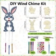 thumbnail image 2 of 16 Pack Wind Chime Kits DIY Make Your Own Animals Wind Chime Coloring Wooden Easter Craft for DIY Crafts Activity Birthday Christmas Summer Party Decoration, 2 of 9